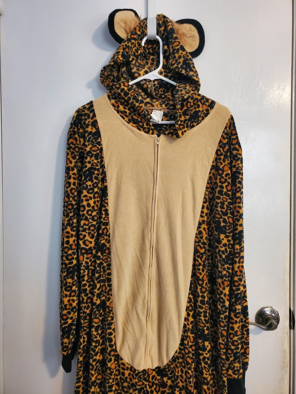 Leopard Zip Onesie - Women's Halloween Costume